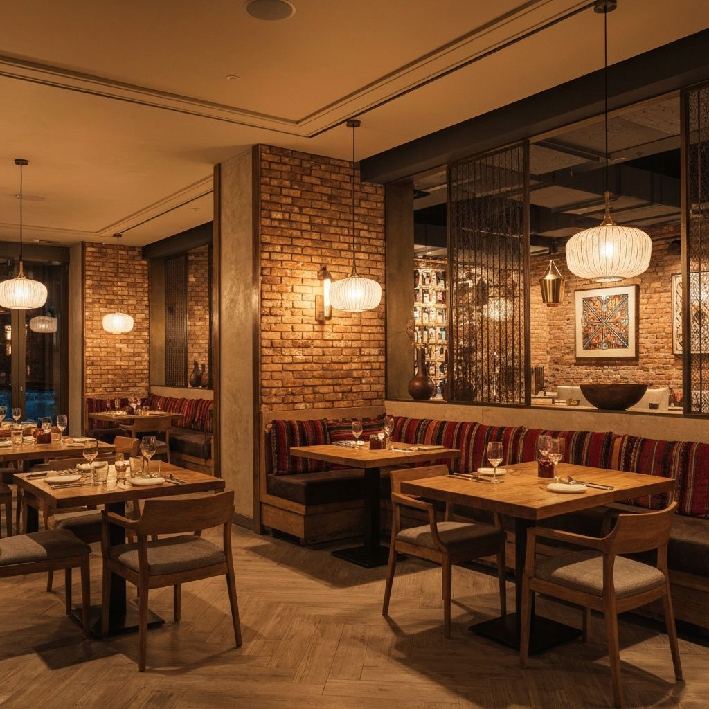 Urban Fork Addis restaurant interior